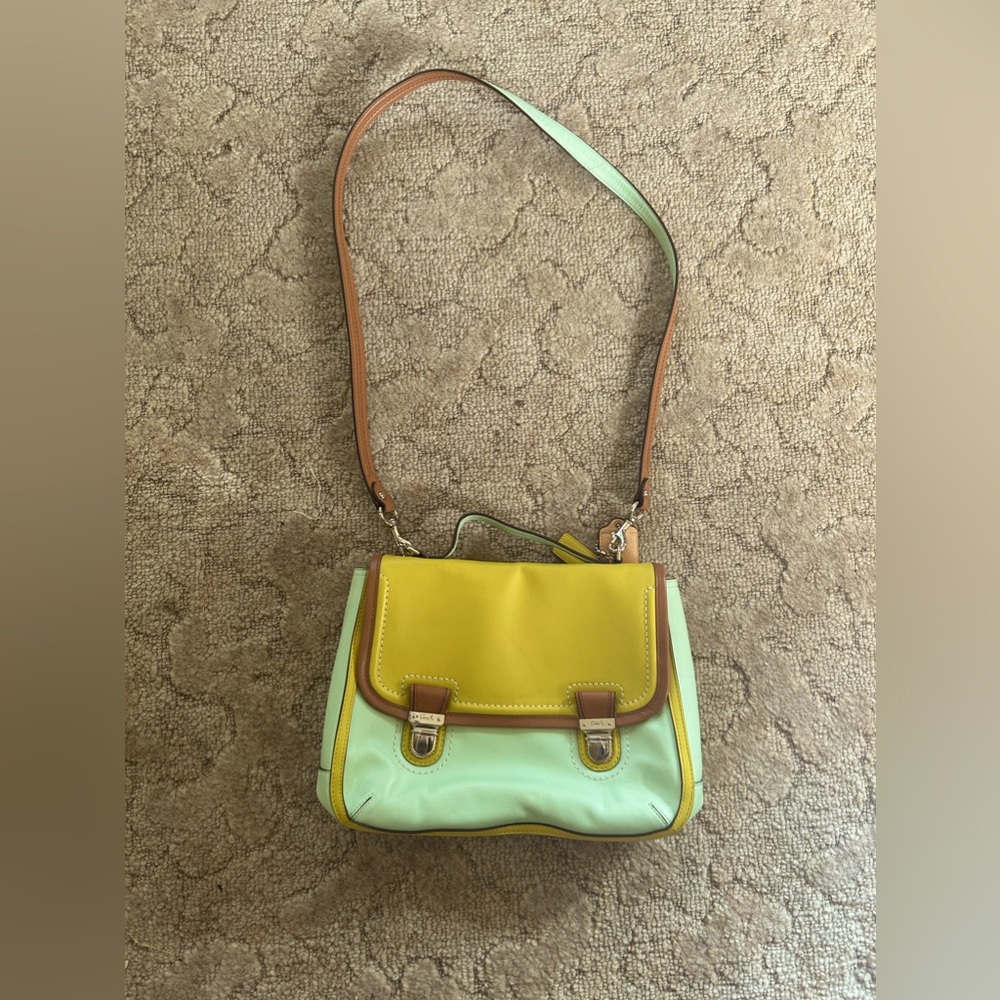 COACH Cross Body Purse + Matching Wallet